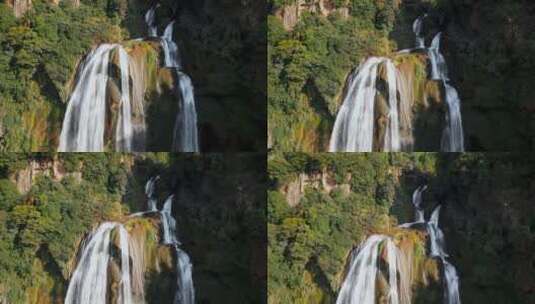 云南宜良大叠水瀑布高清在线视频素材下载