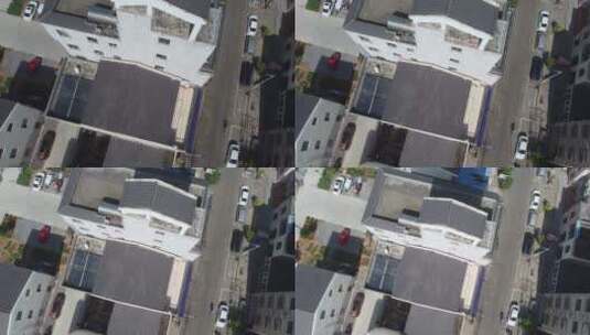 航拍海南城市现代化建筑高清在线视频素材下载