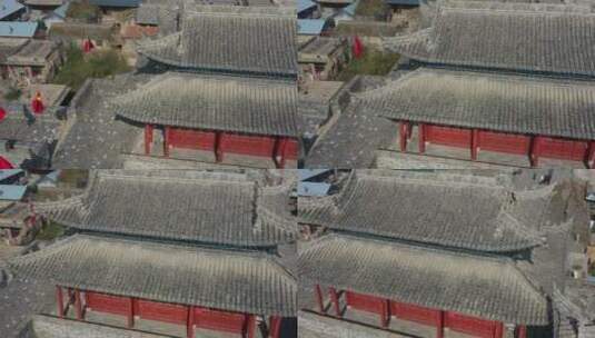 陕北神木高家堡4K航拍平凡的世界高清在线视频素材下载