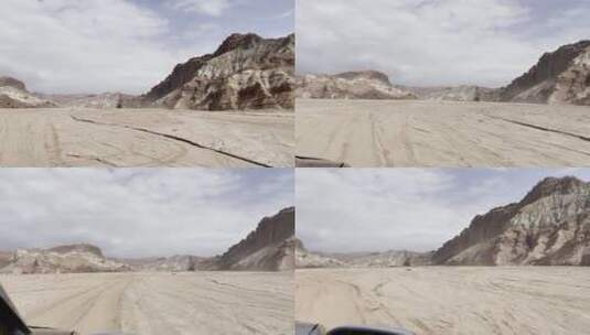 新疆阿克苏温宿大峡谷丹霞地貌拍摄视频高清在线视频素材下载