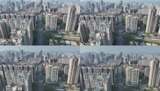 广州天河区珠江新城CBD建筑群高清在线视频素材下载