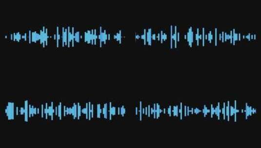 音频波形图动态元素高清在线视频素材下载