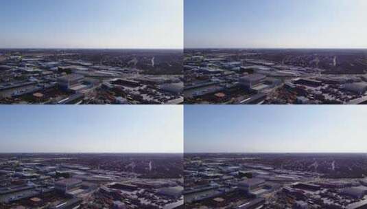 航拍城市景象高清在线视频素材下载
