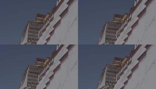 西藏拉萨布达拉宫高清在线视频素材下载