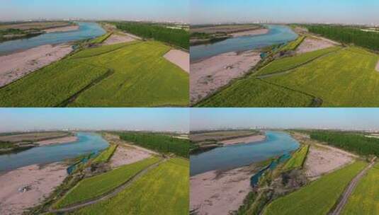 渭河河流高清在线视频素材下载