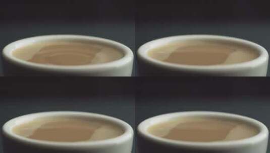 掉落的咖啡滴高清在线视频素材下载