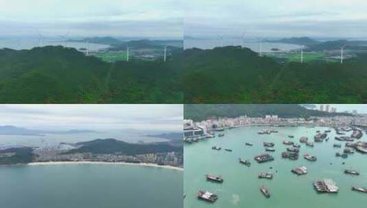 阳江海陵岛全岛延时摄影高清在线视频素材下载