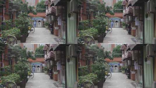 上海老弄堂生活场景高清在线视频素材下载