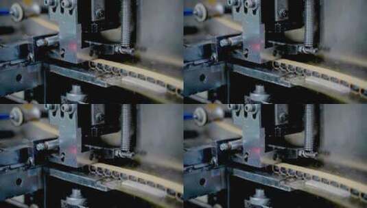 工业工厂电子电容器加工制造高清在线视频素材下载