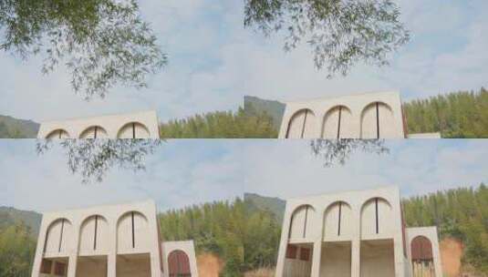 景德镇旅游景点丙丁柴窑建筑空镜运镜高清在线视频素材下载