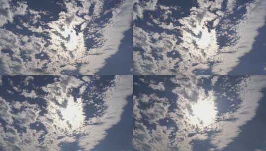 天空云层阳光太阳实拍视频素材高清在线视频素材下载