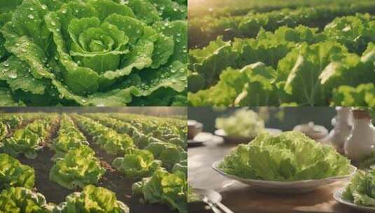 生菜种植高清在线视频素材下载