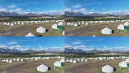 草原蒙古包高清在线视频素材下载