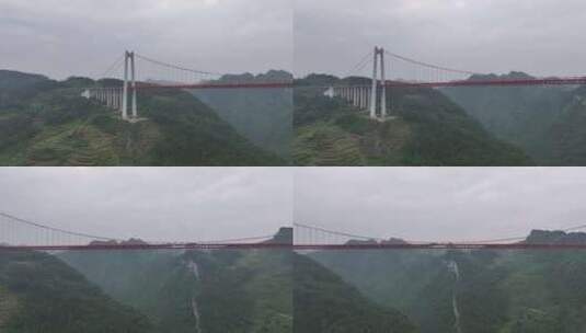 贵州清水河大桥航拍高清在线视频素材下载