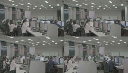 原创MINI拍摄S-LOG3白领工作室工作4K-2高清在线视频素材下载