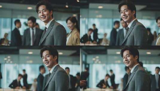 商务合作商务人士商务签约商务握手商务办公高清在线视频素材下载