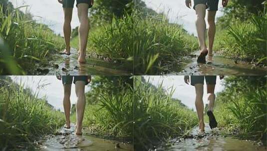 户外徒步健康生活方式视频高清在线视频素材下载