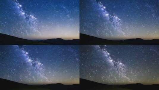 4k星空银河夜空繁星宇宙高清在线视频素材下载