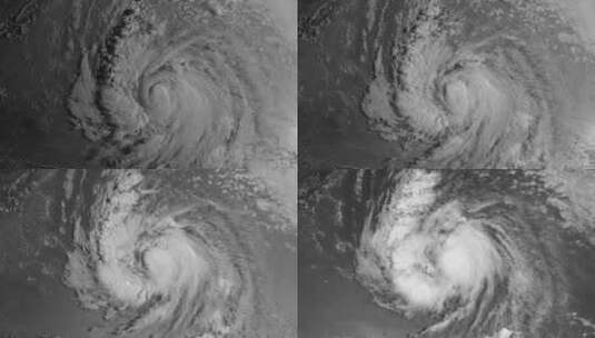 天气地图追踪飓风高清在线视频素材下载