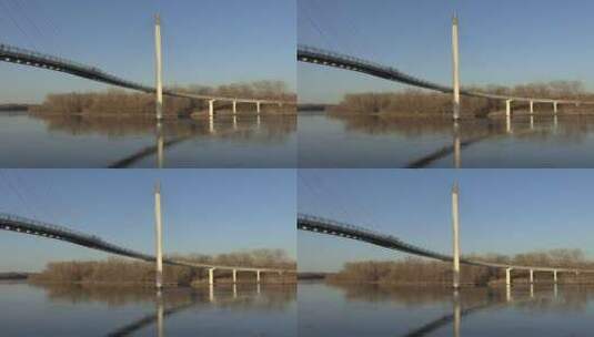 跨河大桥高清在线视频素材下载