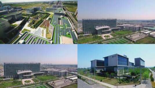 北京 昌平 未来科技城   航拍高清在线视频素材下载