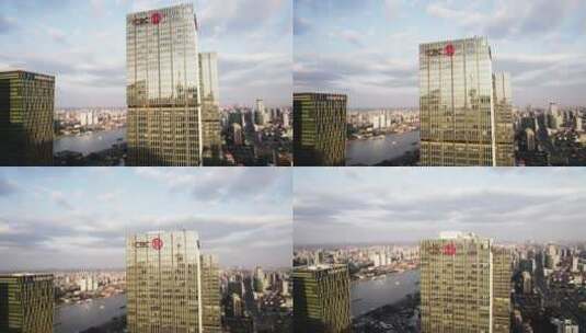 上海陆家嘴中国银行大厦高清在线视频素材下载