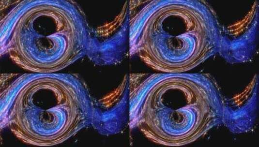 太空粒子神秘黑洞宇宙流星漩涡星云分裂特效高清在线视频素材下载