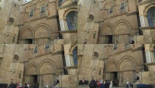 耶路撒冷圣墓大教堂高清在线视频素材下载