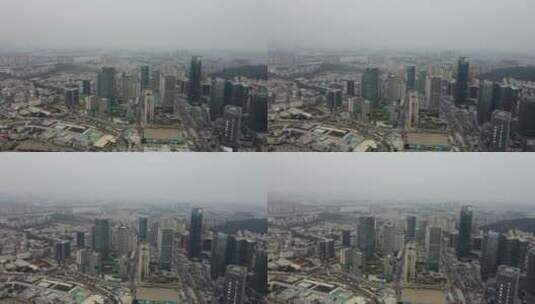 广州市市中心城市风光航拍高清在线视频素材下载