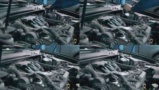 汽车修理维修保养高清在线视频素材下载