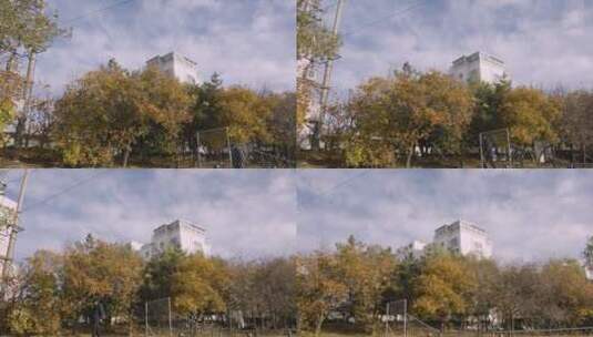 城市秋景街拍升格视频高清在线视频素材下载