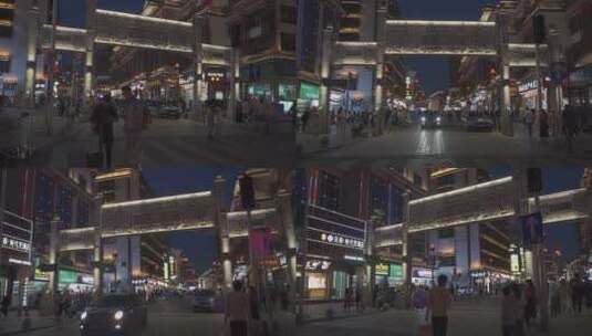 长沙五一广场商圈高清在线视频素材下载