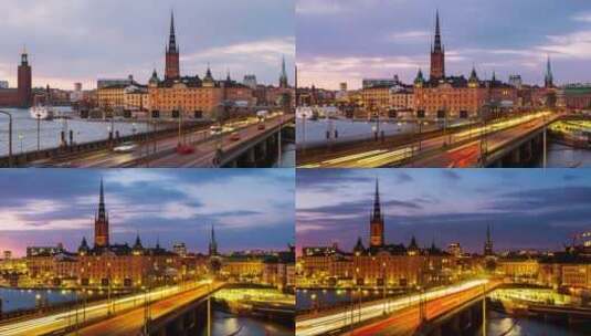 瑞典斯德哥尔摩的景观高清在线视频素材下载