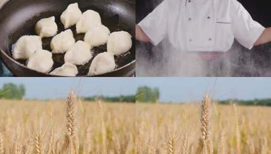 面粉小麦高清在线视频素材下载