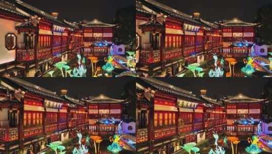 2023上海豫园灯会高清在线视频素材下载