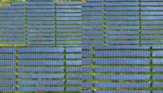 生态太阳能发电站新能源温室效应光伏发电高清在线视频素材下载