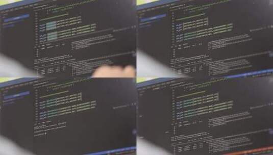 代码编程敲代码高清在线视频素材下载
