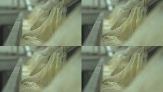 豆制品加工 豆浆 豆腐 豆皮 (30)高清在线视频素材下载