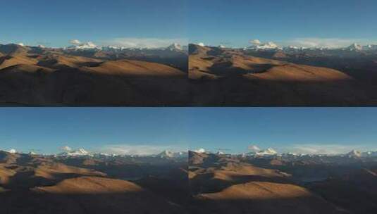 4K航拍加乌拉山口珠穆朗玛峰高清在线视频素材下载