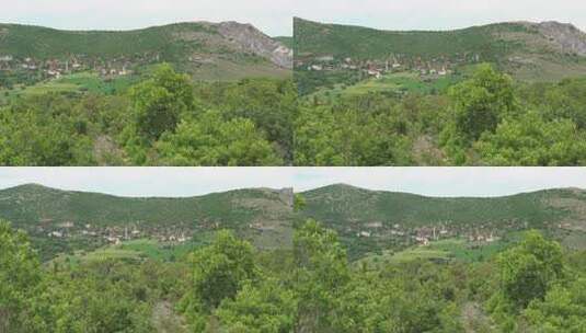 巴尔干半岛的穆斯林村庄高清在线视频素材下载