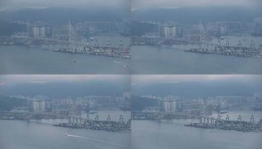 香港昂船洲大桥高清在线视频素材下载