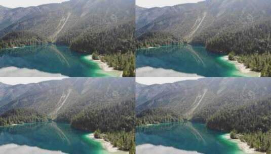 Tovel Lake，意大利阿尔卑斯山，特伦蒂诺上阿迪格，意大利高清在线视频素材下载