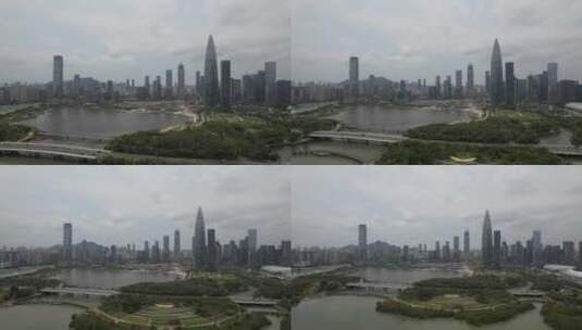 深圳湾航拍高清在线视频素材下载