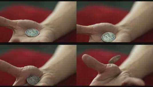 芬腾高速机之魔术硬币高清在线视频素材下载