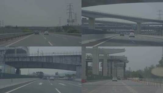 2023广州驾驶汽车车外风光高清在线视频素材下载