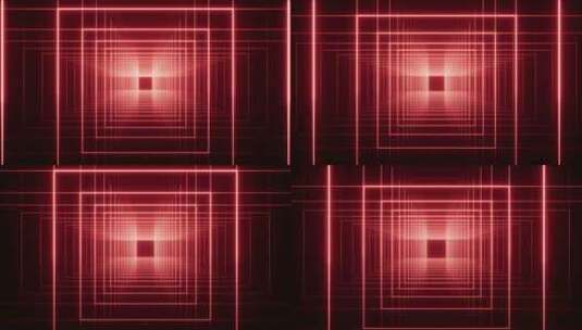 抽象霓虹隧道动画高清在线视频素材下载