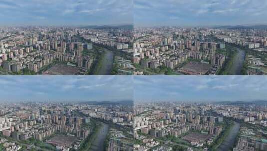 杭州京杭大运河高清在线视频素材下载