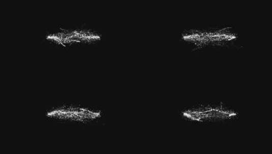 粒子背景 粒子转场 白色特效粒子高清在线视频素材下载