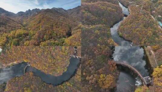 洛阳白云山秋景高清在线视频素材下载