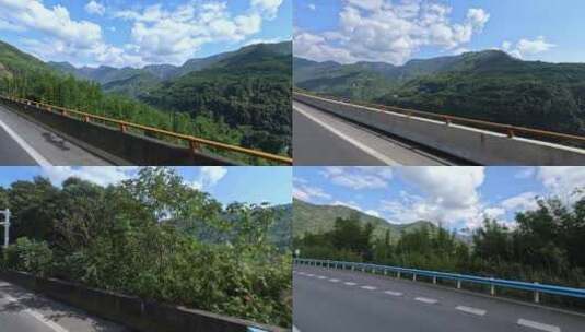 第一视角贵州高速公路高清在线视频素材下载